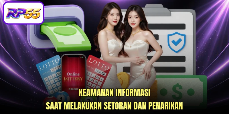 Keamanan informasi saat melakukan Setoran dan penarikan