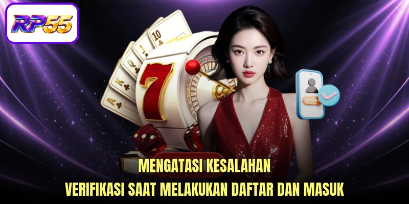 Mengatasi kesalahan verifikasi saat melakukan Daftar dan masuk